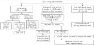 Terapia de anemia por deficiencia de hierro