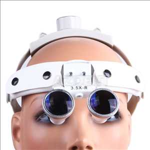 Lupa binocular médica