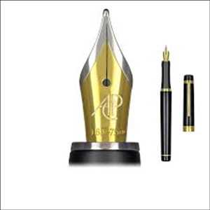 Pluma fuente Oferta y demanda del mercado