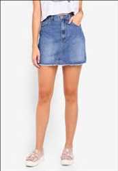 Falda de mezclilla