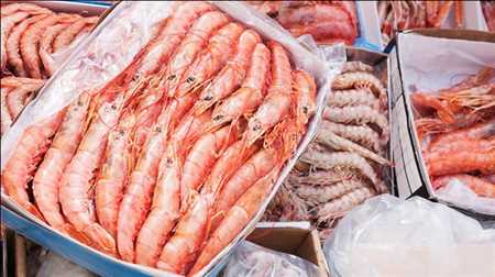 Mariscos Congelados Mercado
